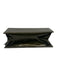 Issey Miyake Olive Patent Leather Metallic Zipper Vintage Makeup Bag Other Olive