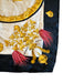 Hermes Black, Cream, Yellow & Green Silk Abstract Vintage scarf Black, Cream, Yellow & Green / 90 cm