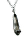 Ferragamo Silver Sterling Silver 925 Dainty Pendant Shoe Necklace Silver