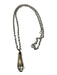 Ferragamo Silver Sterling Silver 925 Dainty Pendant Shoe Necklace Silver