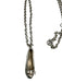 Ferragamo Silver Sterling Silver 925 Dainty Pendant Shoe Necklace Silver