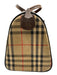 Burberry Tan Print Canvas Novacheck Top Handle Vintage Bag Tan Print / Small
