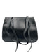 Celine Black Leather Pebbled Circle Shoulder Bag Magnetic closure Bag Black / M/L