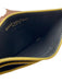 Yves Saint Laurent Mustard Yellow Leather Grained Chevron Gold Hardware Wallets Mustard Yellow