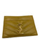 Yves Saint Laurent Mustard Yellow Leather Grained Chevron Gold Hardware Wallets Mustard Yellow