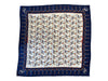 Hermes Blue, White, Red Silk Horse scarf Blue, White, Red / 90cm