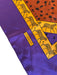 Givenchy Purple, Yellow, Green Silk Leopards scarf Purple, Yellow, Green / 90cm
