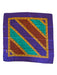 Givenchy Purple, Yellow, Green Silk Leopards scarf Purple, Yellow, Green / 90cm