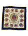 Hermes Navy, Cream, Yellow Silk Sailboats Baroque Print scarf Navy, Cream, Yellow / 90cm