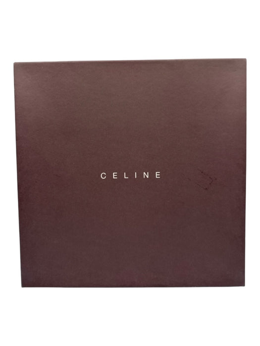 Celine Blue, Black, Yellow Cotton Blend Chain Print Logo Vintage scarf Blue, Black, Yellow / XS