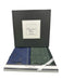 Christian Dior Vintage Blue & Green Print Cotton Blend Abstract Pocket Square Blue & Green Print