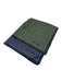 Christian Dior Vintage Blue & Green Print Cotton Blend Abstract Pocket Square Blue & Green Print