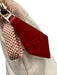 Hermes Beige, Pink, Red Canvas Zebra Zipper Pouch Makeup Bag Bag Beige, Pink, Red / XS