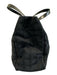 Chanel Black Nylon Leather straps Monogram Tote Vintage Bag Black / M/L