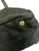 Chanel Black Nylon Leather straps Monogram Tote Vintage Bag Black / M/L