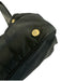 Chanel Black Nylon Leather straps Monogram Tote Vintage Bag Black / M/L