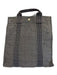 Hermes Brown & Charcoal Canvas Abstract Top Handle Vintage Backpack Bag Brown & Charcoal / M