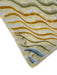 Celine Yellow & Blue Print Cotton Blend Abstract Pocket Square Neck Scarf scarf Yellow & Blue Print / XS
