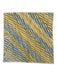 Celine Yellow & Blue Print Cotton Blend Abstract Pocket Square Neck Scarf scarf Yellow & Blue Print / XS