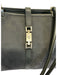 Gucci Black Canvas Silver Hardware Top Handle Monogram Bag Black / Small