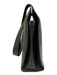 Celine Black Leather Pebbled Gold Hardware Dome Double Strap Bag Black / Medium