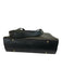 Celine Black Leather Pebbled Gold Hardware Dome Double Strap Bag Black / Medium