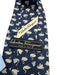 Ferragamo Navy, Gray, Purple Silk Ducks Tie Navy, Gray, Purple