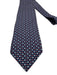 Ferragamo Navy & Red Silk Racecar Tie Navy & Red