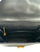 Gucci Navy Blue Leather Gold hardware Top Handle Crossbody Strap Bag Navy Blue / Medium