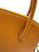 Celine Yellow Orange Leather Grained Top Handle Crossbody Vintage Bag Yellow Orange / S/M