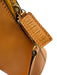 Celine Yellow Orange Leather Grained Top Handle Crossbody Vintage Bag Yellow Orange / S/M