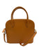 Celine Yellow Orange Leather Grained Top Handle Crossbody Vintage Bag Yellow Orange / S/M