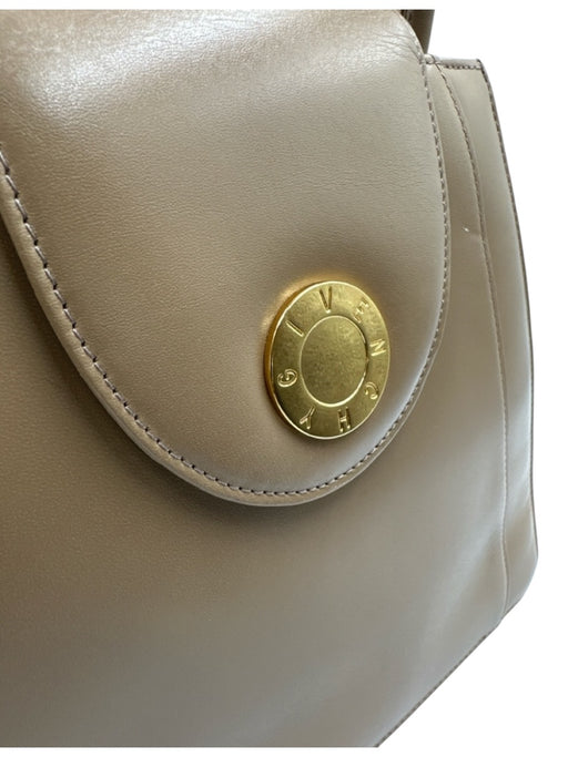 Givenchy Beige Leather Gold hardware Top Handle Flap Bag Beige / XS