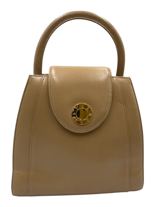 Givenchy Beige Leather Gold hardware Top Handle Flap Bag Beige / XS