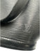 Louis Vuitton Black Leather Epi Shoulder Bag Vintage Bag Black / S/M