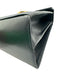 Ferragamo Navy Leather Glossy Gold Hardware Top Handle Dust Bag Incl. Bag Navy / Small