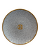 Hermes White & Gray Porcelain Gold Detail Plate Decor/Homewear White & Gray