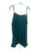 Intimately Free People Size L Green Polyester Spaghetti Strap Wrap Dress Green / L