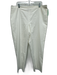 St. John Size 16 White No Fabric Tag Side Zip Crop Tapered Pants White / 16
