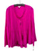 Lily Pulitzer Size M Hot pink Soie Peasant Long Sleeve Tie Neck Top Hot pink / M