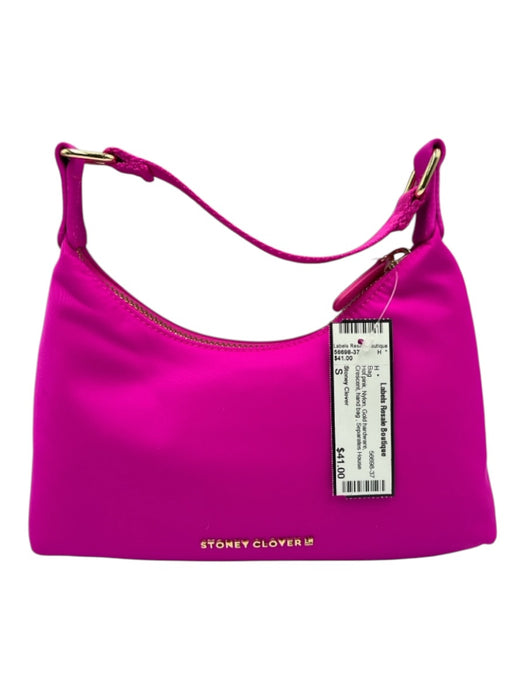 Stoney Clover Hot pink Nylon Gold hardware Crescent hand bag Bag Hot pink / S