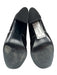 Tory Burch Shoe Size 8M Black Suede leather Round Toe Bedazzled Loafer Pumps Black / 8M