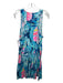 Lilly Pulitzer Size Medium Turquiose & Multicolor Cotton Sleeveless Mini Dress Turquiose & Multicolor / Medium