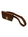 Burberry Brown & Gold Leather Logo Clasp Closure Belt Bag Adjustable Bag Brown & Gold / XS