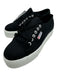 Superga Shoe Size 7 Black & White Canvas Lace Up Low Top Platform Sneakers Black & White / 7