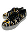 Superga Shoe Size 7 Black White Yellow Canvas Lace Up Low Top Platform Sneakers Black White Yellow / 7