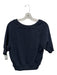 Lounge The White Company Size XS Navy Blue Cotton Blend Short Sleeve Top Navy Blue / XS