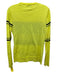 L'Etoile Sport Size M Neon Yellow & Black Merino Wool Long Sleeve Tennis Sweater Neon Yellow & Black / M