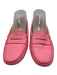 Tod's Shoe Size 40 Pink Pebble Leather Slip On Driver Penny Loafers Pink / 40