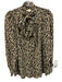 Ann Mashburn Size M Beige, Black & Brown Viscose Long Sleeve Cheetah Print Top Beige, Black & Brown / M